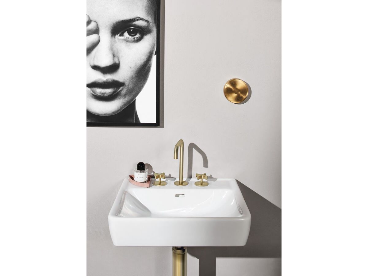 Milli Exo Basin Set Brushed Gold Star From Reece