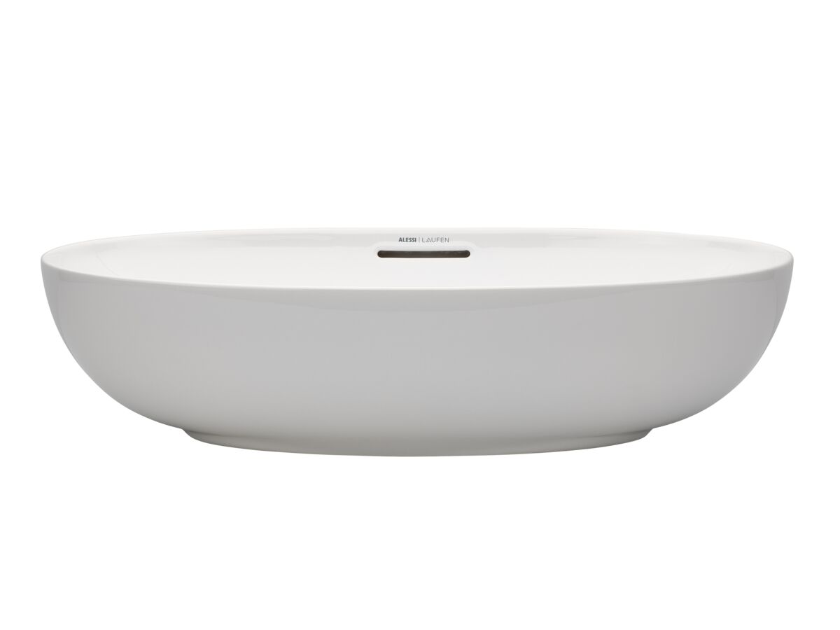 Supporting Image 3 - LAUFEN Alessi Counter Basin 700mm White LAUFEN Clean Coat - Front Perspective