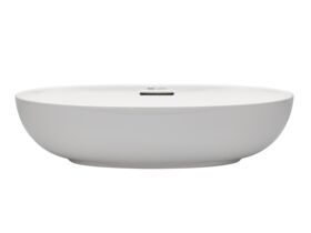 Supporting Image 3 - LAUFEN Alessi Counter Basin 700mm White LAUFEN Clean Coat - Front Perspective