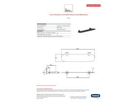 Specification Sheet - Faucet Strommen Vara Metal Shower Shelf Matte Black