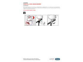 Installation Instructions - LAUFEN Kartell Disc Basin Mixer Tap Chrome (4 Star)