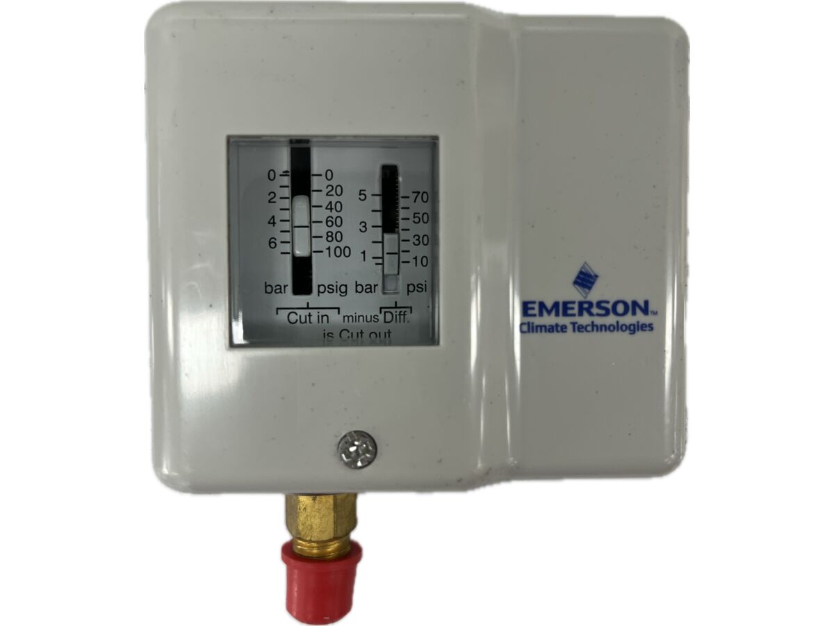 Emerson Low Pressure Auto Reset Control with 1/4 Male Flare 099035 PS1-A3A 49/65 STD (PS-31097-22 (ASIA)