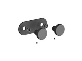 Hero - Faucet Strommen Vara Disc Wall Top Assembly Trimset Matte Black Lead Free