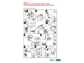 Installation Instructions - Roca The Gap Close Coupled Back to Wall Bottom Inlet Comfort Height Toilet Suite White (4 Star) Comfort Height Bottom