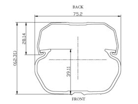 Quikfit Wall Hung Duct Series 80mm
