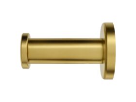 Supporting Image - Mizu Drift Robe Hook Brushed Brass - Side