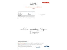 Specification Sheet - LAUFEN The New Classic Ceramic Shelf White