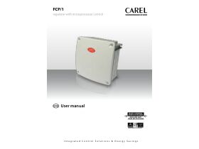 User Manual - CAREL Fan Speed Control Kit 240V FCMP00A01K FCPM00A01K