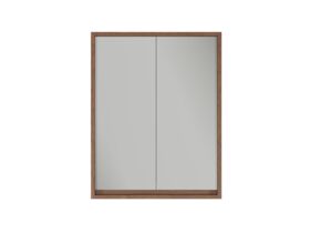 Supporting Image - Kado Aspect 600mm Mirror Cabinet Two Doors - Florentine Walnut