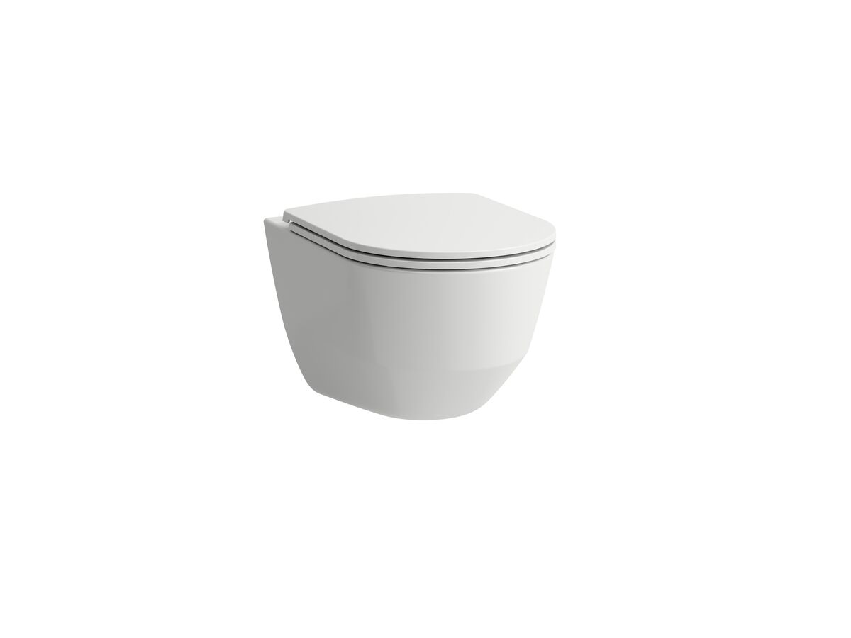LAUFEN Pro A Rimless Wall Hung Pan & Slim Soft Close Quick Release Seat (4 Star)