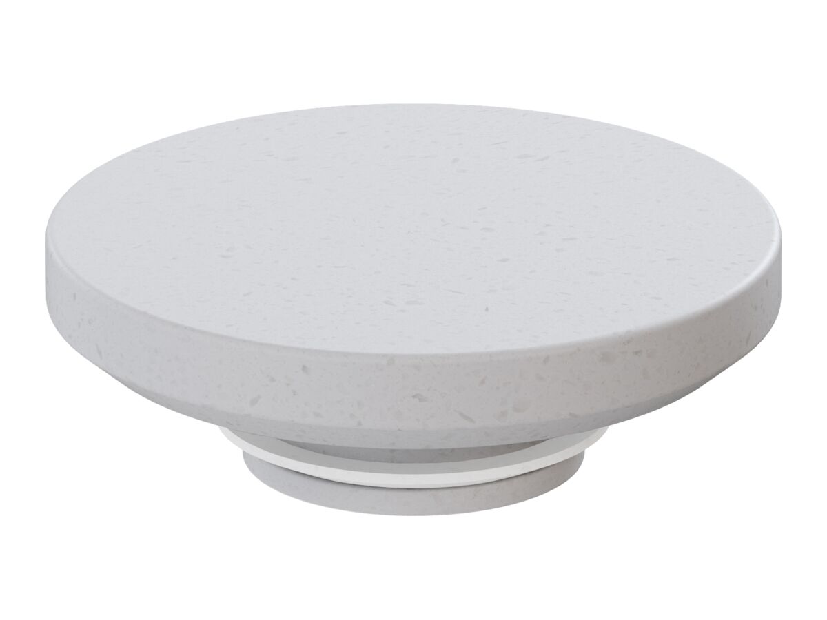 Hero - Omvivo Villa Basin Solid Surface Plug Only White Haven