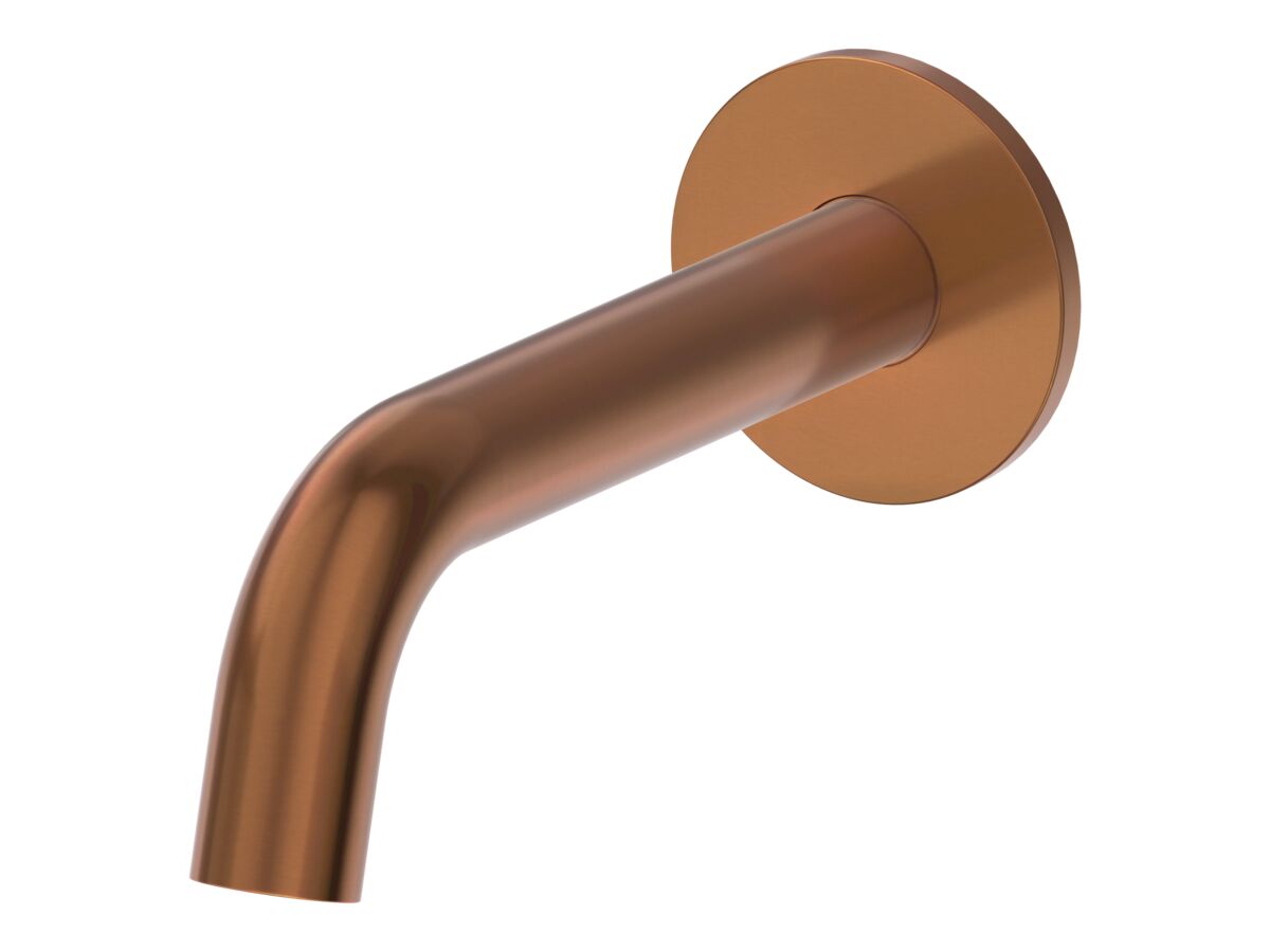 Hero - Mizu Drift Wall Basin/Bath Outlet Curve Spout 160mm Brushed Bronze (6 Star) Lead Free