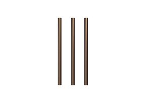 Hydrotherm Pure Vertical Triple Heated Towel Rail 900 x 38mm PVD Brushed Bronze