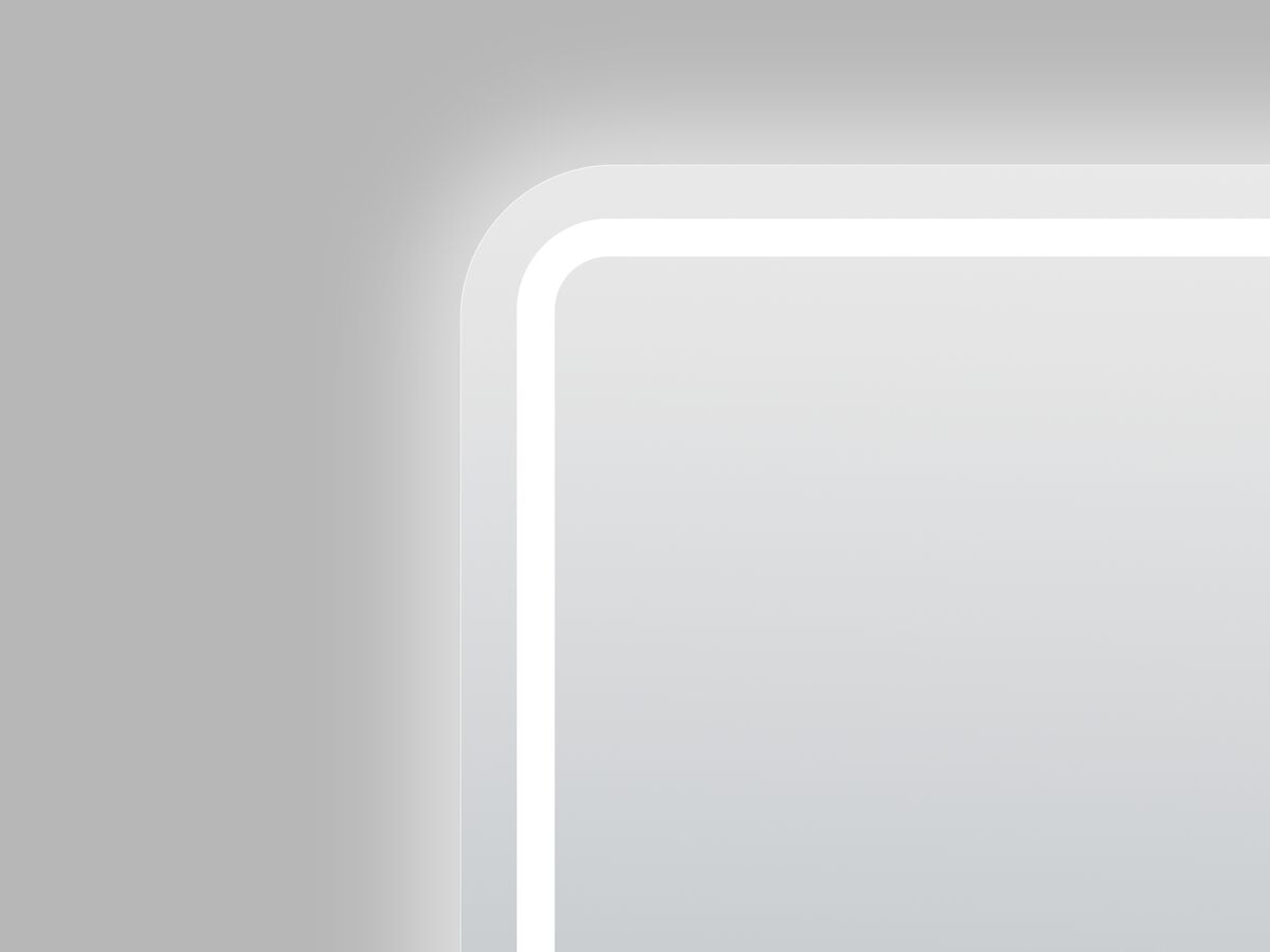 Supporting Image 4 - Kado Aspect Rectangle Veil LED Mirror 800mm X 1200mm