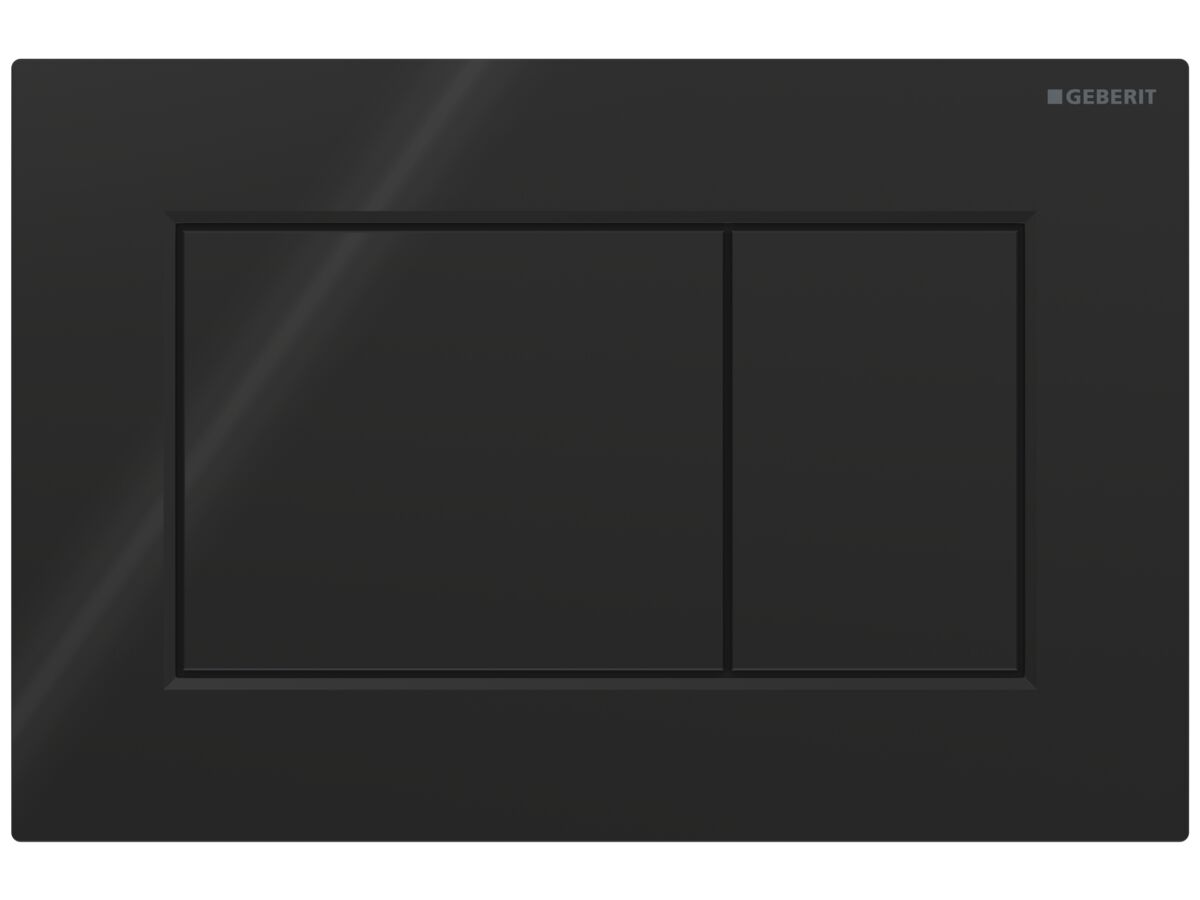 Hero - Geberit Sigma01 Square Dual Flush Button Black