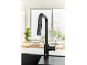 In Situ - Grohe Eurosmart New Cosmopolitan  Gooseneck Pull Out Sink Mixer Matte Black