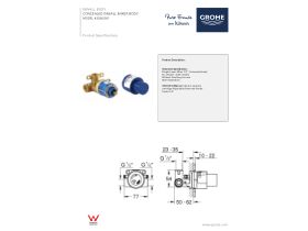 Technical Guide - GROHE Shower / Bath Mixer Tap Inwall Body (NEW)