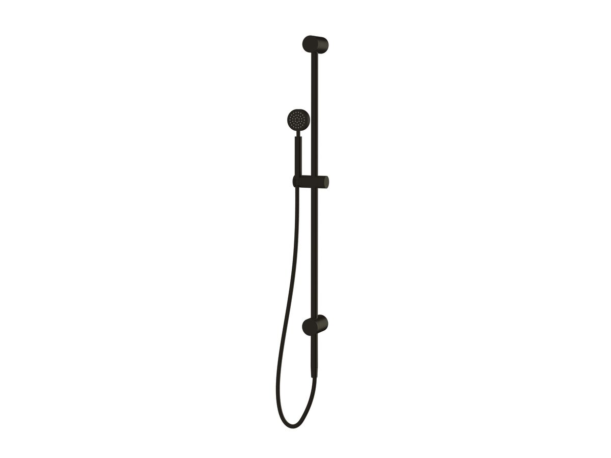 Sussex Pure Single Rail Shower Matte Black (3 Star)