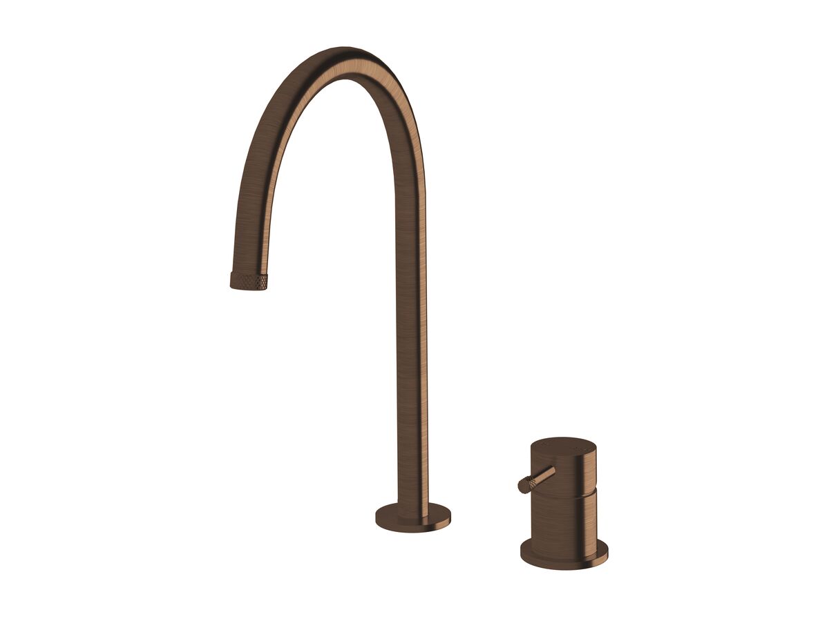 Hero - Sussex Scala Nova Basin Sink Hob Mixer Set PVD Brushed Bronze (6 Star) Lead Free