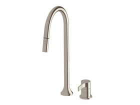 Sussex Oria Sink Hob Mixer Set Pull Out Spray PVD Brushed Nickel Lead Free