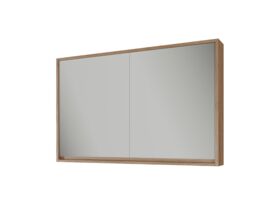 Supporting Image - Kado Aspect 1200mm Mirror Cabinet Two Doors - Boston Oak Side