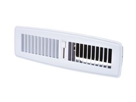 Smartvent Metal Floor Register 300mm x 50mm White