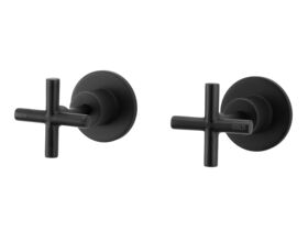 Posh Solus Wall Top Assembly Matte Black (Pair)