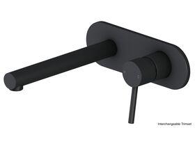 Mizu Drift MK2 Wall Basin Mixer Set (Kit) Matte Black (5 Star)