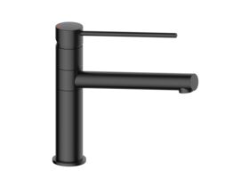 Hero - Mizu Drift Sink Mixer Extended Lever with Red & Blue Indicators Matte Black