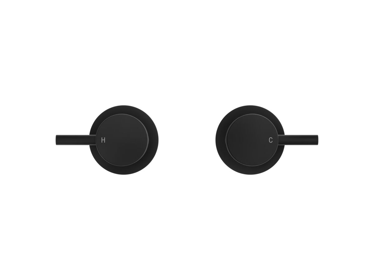 Supporting Image 2 - Mizu Drift Wall Top Assemblies Matte Black Lead Free - Front