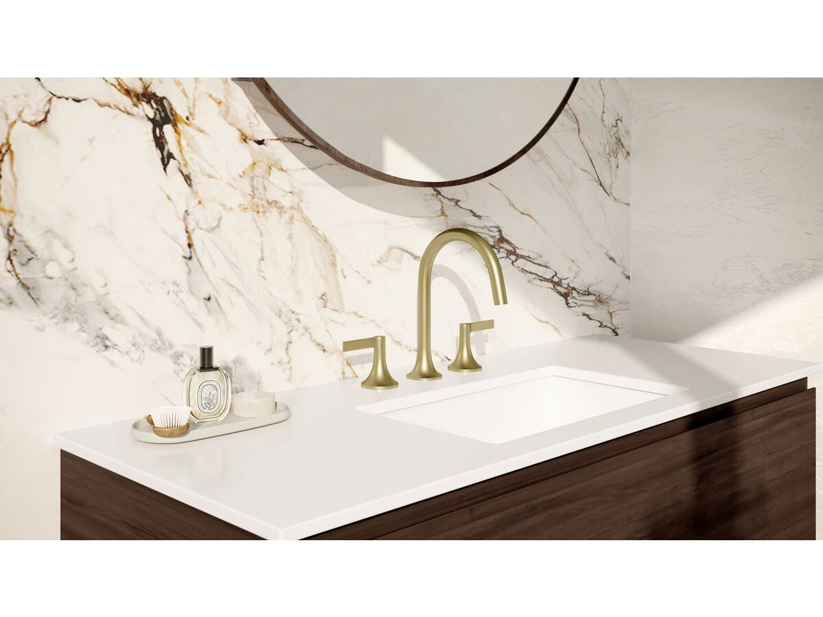 Sussex Oria Basin Set PVD Brushed Gold (5 Star)