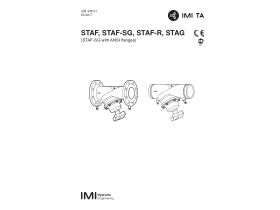 User Manual - TA Balancing Valve STAF PN16