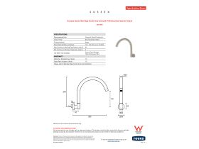 Specification Sheet - Sussex Scala Wall Spa Outlet Curved LUX PVD Brushed Oyster Nickel
