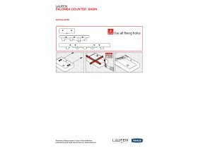 Installation Instructions - LAUFEN Palomba Counter Basin