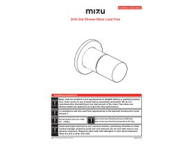 Installation Instructions - Mizu Drift Dial Shower Mixer