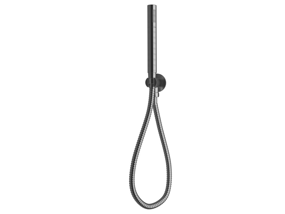 Scala Handshower On Wall Bracket LUX PVD Brushed Smoke Gunmetal (3 Star)