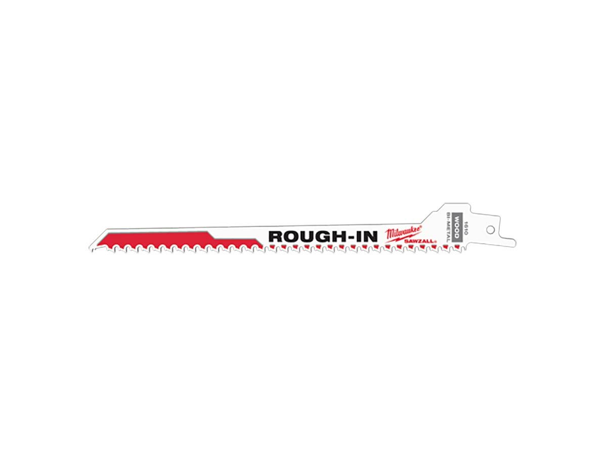 Milwaukee Sawzall Saw Rough In Blades (Pack 5)