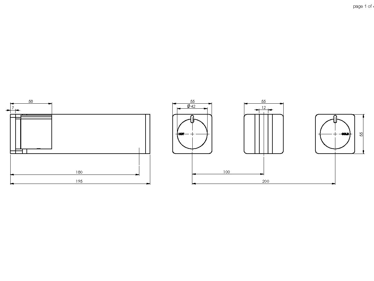 Milli Axon Wall Basin Set with Black Outlet Chrome/ Matte Black (6 Star)