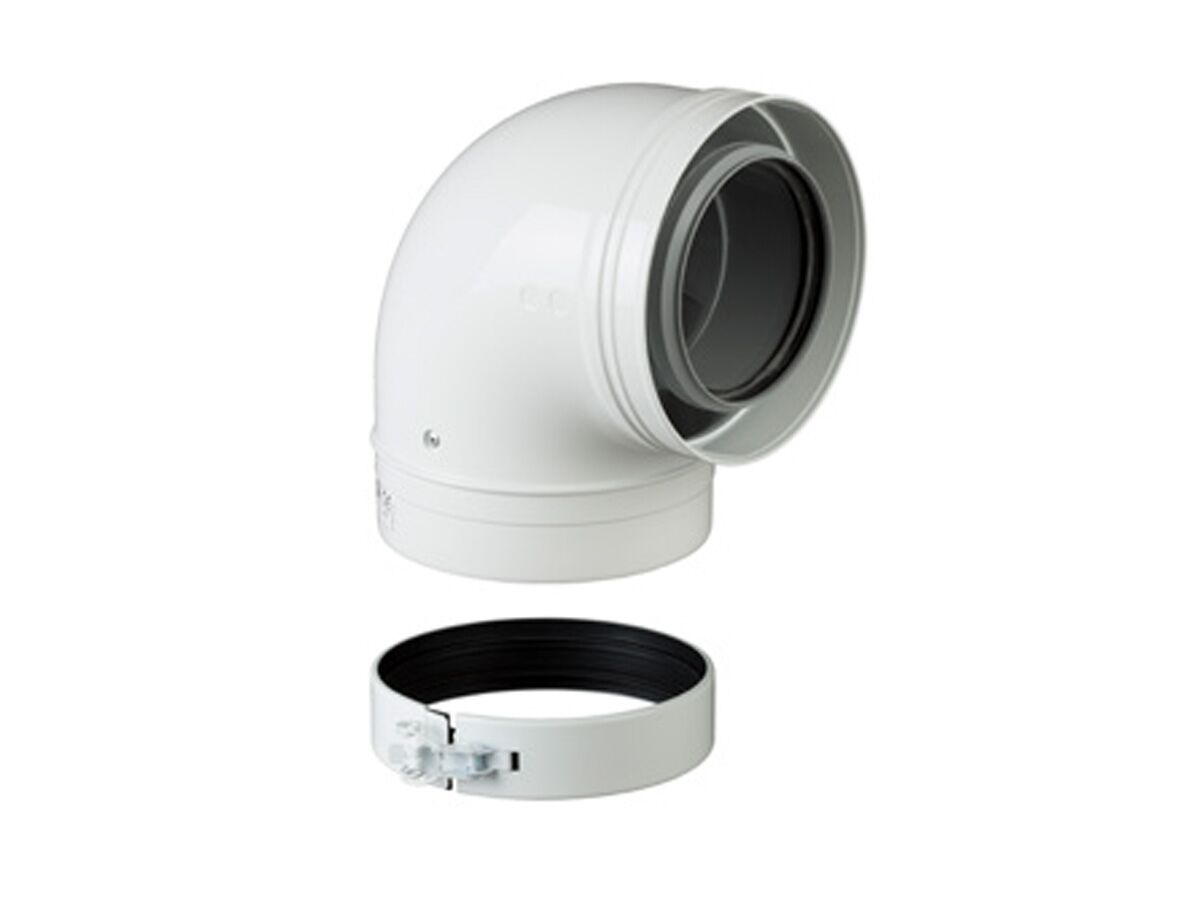 Thermann Commercial 32 Flue Elbow 90 Degree 100/150