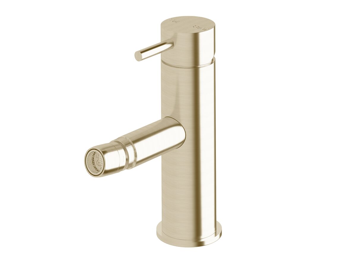 Sussex Scala Bidet Mixer Tap LUX PVD Brushed Platinum Gold