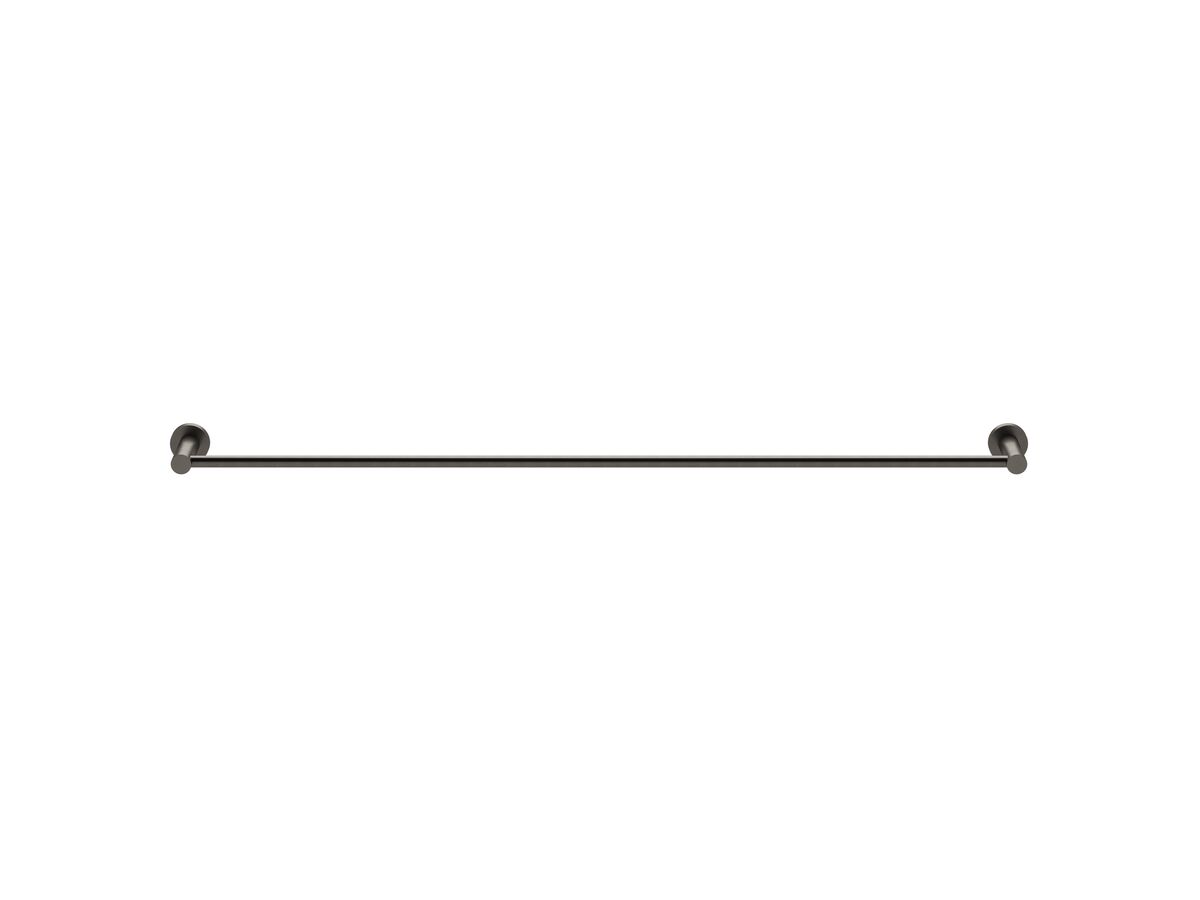 Sussex Pure Single Towel Rail 780mm PVD Brushed Gunmetal