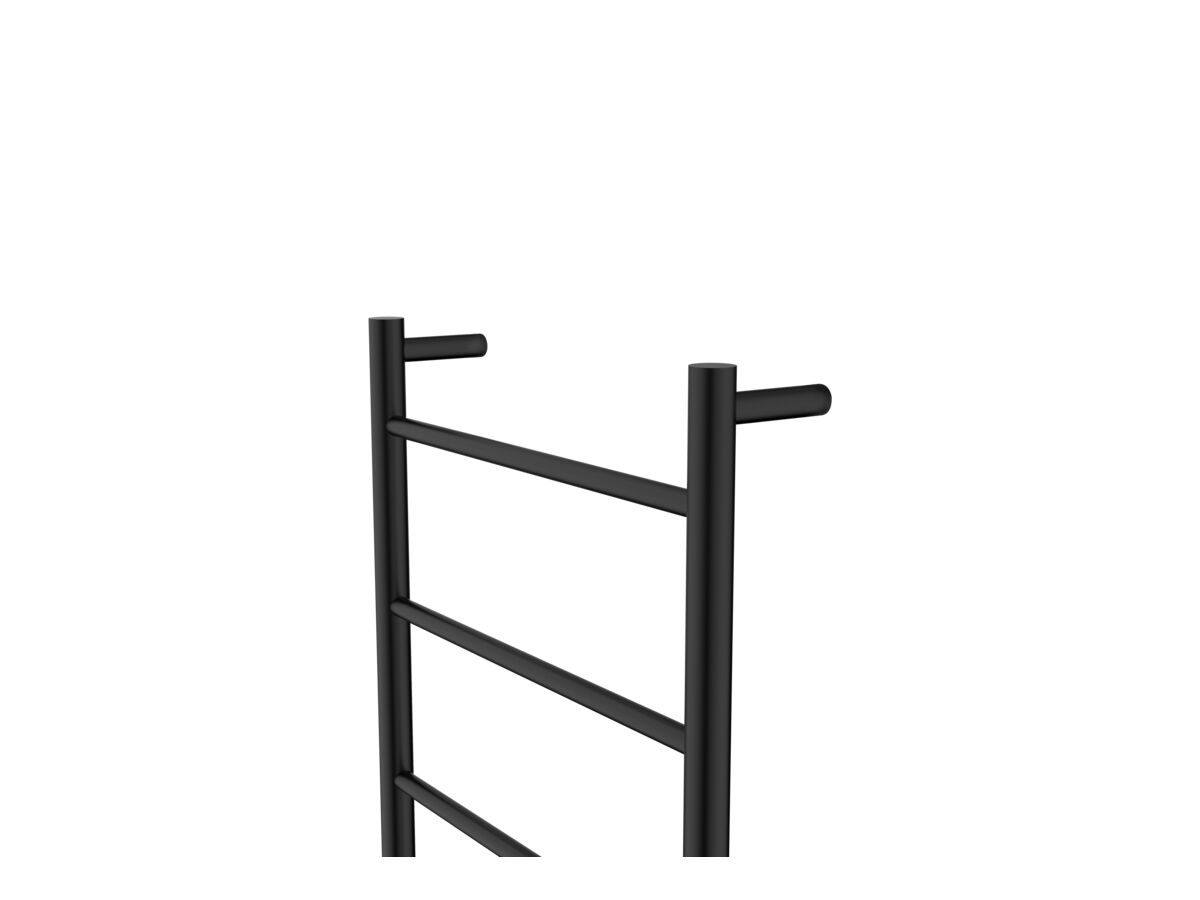 Posh Solus MK2 Heated Towel Rail 700mm x 500mm Matte Black