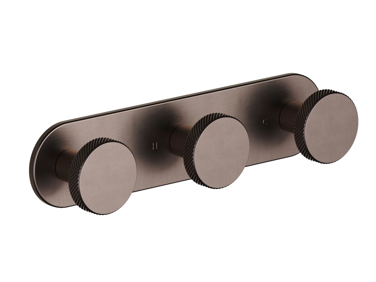 Hero - Faucet Strommen Vara Disc Wall Top Assembly with Diverter Kit Armada Bronze Lead Free