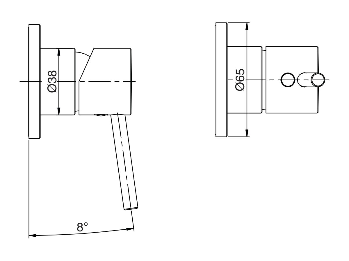 Mizu Drift MK2 Shower Mixer Trimset