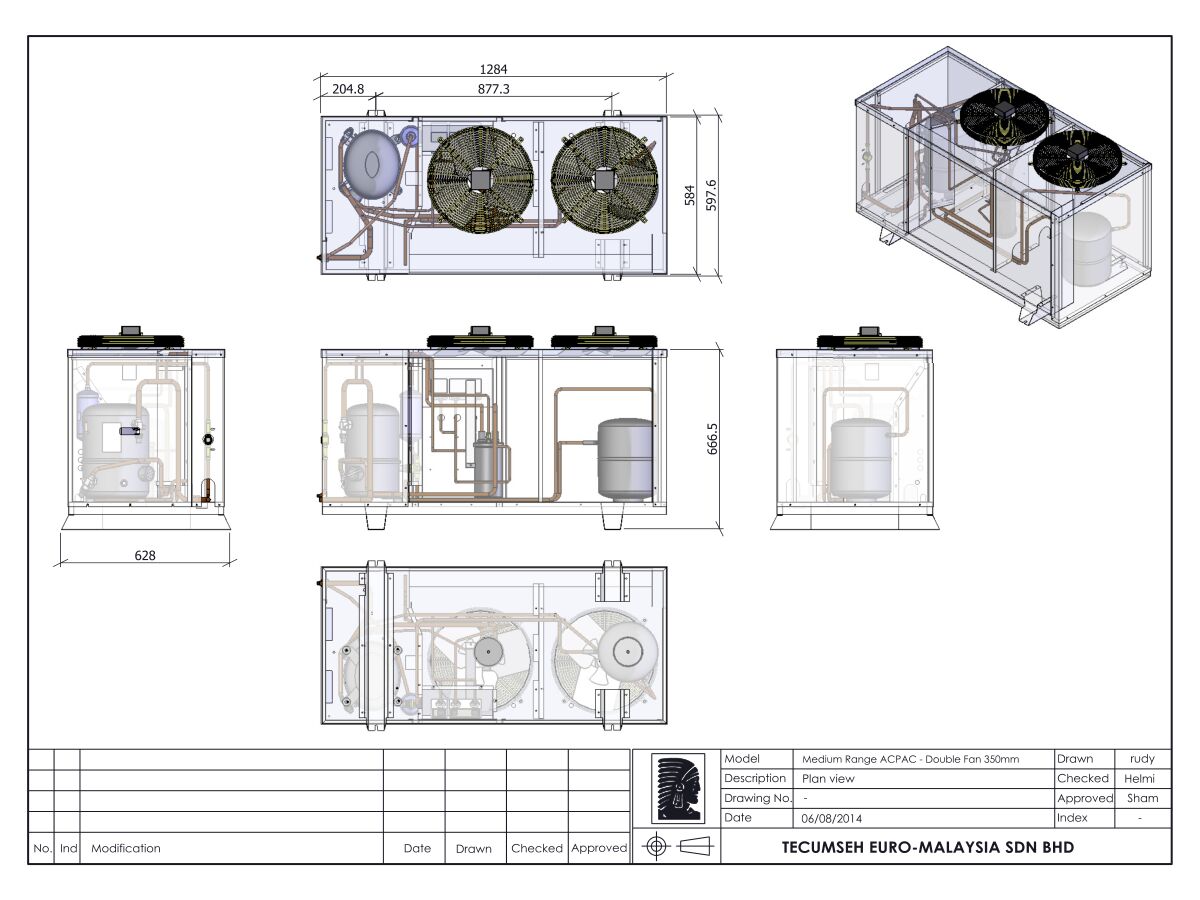 Acpac Packaged Condensing Unit AP7.8M2-0-XG