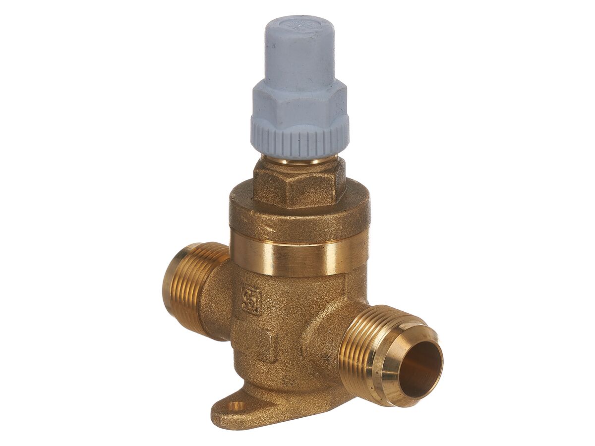 Castel Packed Cap Line Valve 3/4" Flare 6410/6