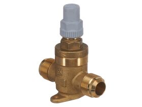 Castel Packed Cap Line Valve 3/4" Flare 6410/6