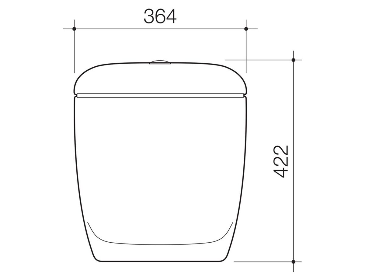 Sovereign 2000 Cistern I.O 6/3 Litre White (3 Star)