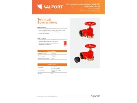 Technical Sheet - Valfort Fire Hydrant Landing Valve - WA & NT