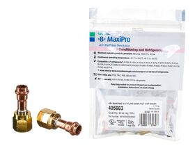 >B< Maxipro Complex Flare Nut Adaptor 1/2" Bag of 2